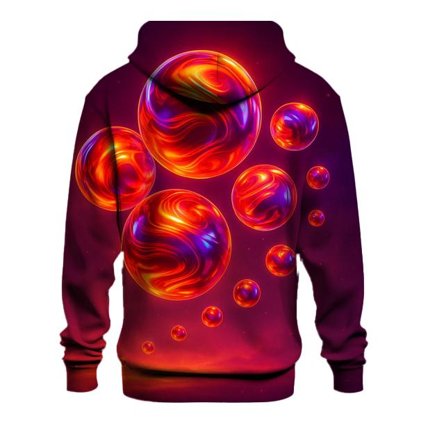 Molten Aurora Marbles graphic hoodies