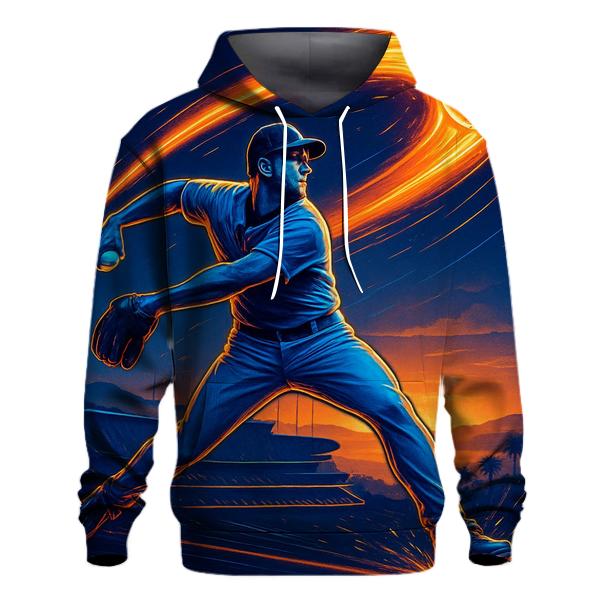 California Sunset Pitch Spiral printed hoodies