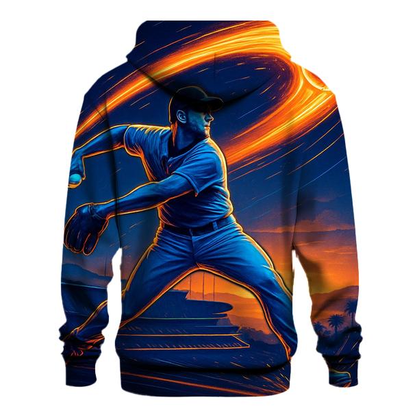 California Sunset Pitch Spiral printed hoodies