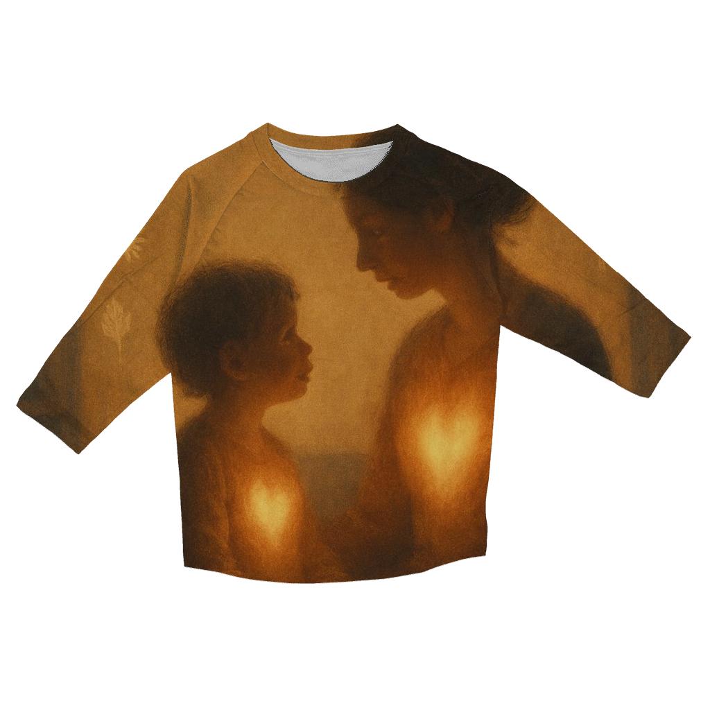 The Hearth Within: A Mothers Love That Warms Every Season trendy 3/4 sleeve tops