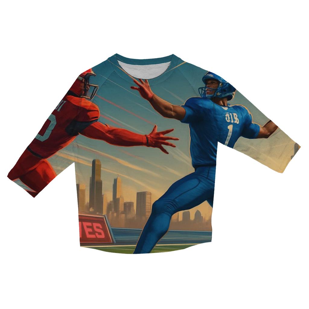 Skyborne Playbook Clash Above The Wind City fashion 3/4 sleeve shirts