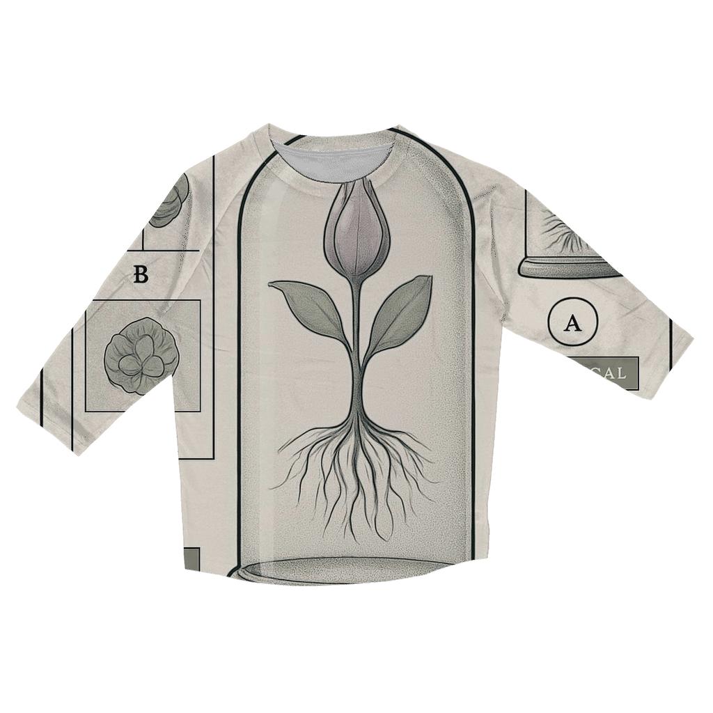 Lunar Botanica Specimen Poster personalized 3/4 sleeve tees