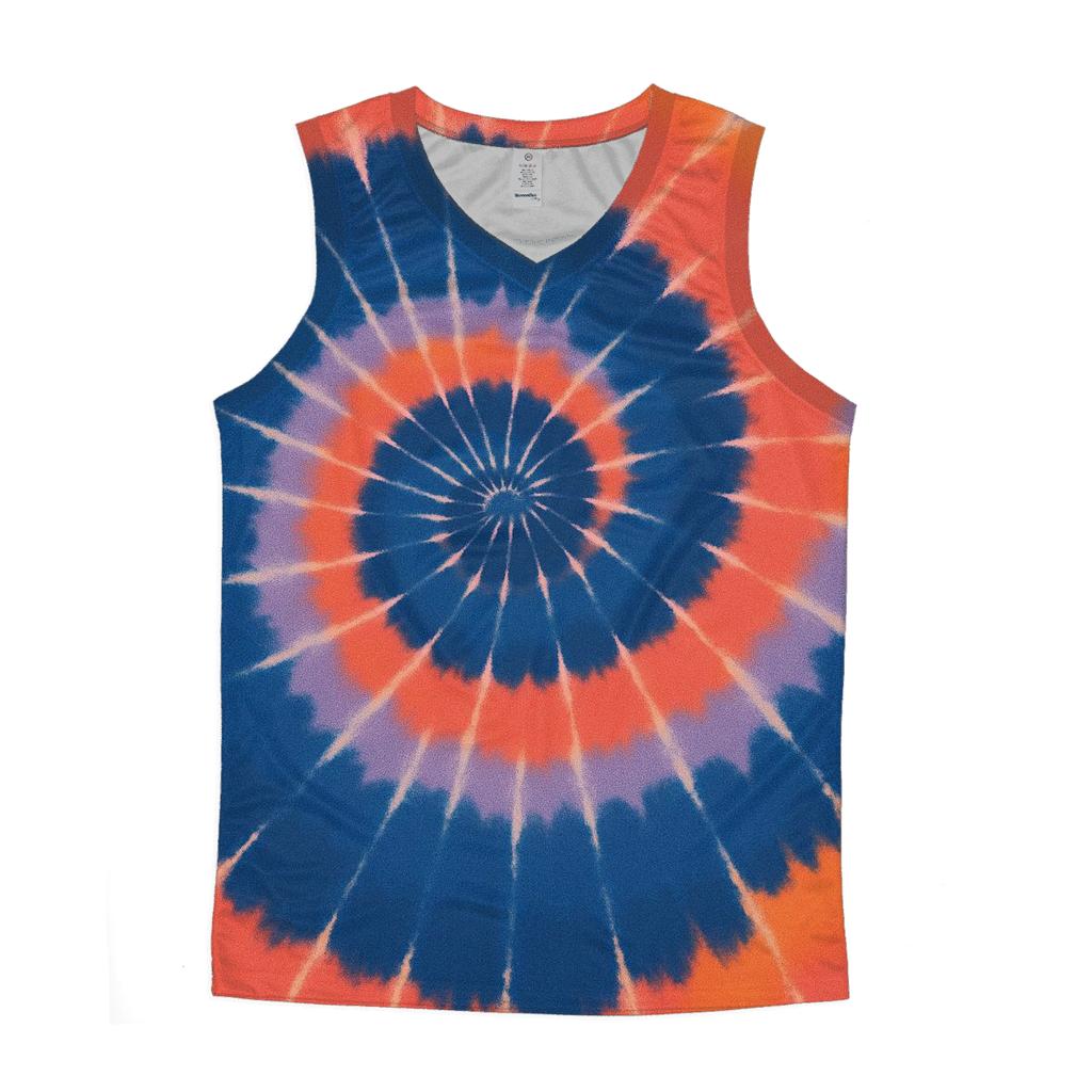 Solar Tide Spiral Over Dye Nebula trendy fitted tank tops