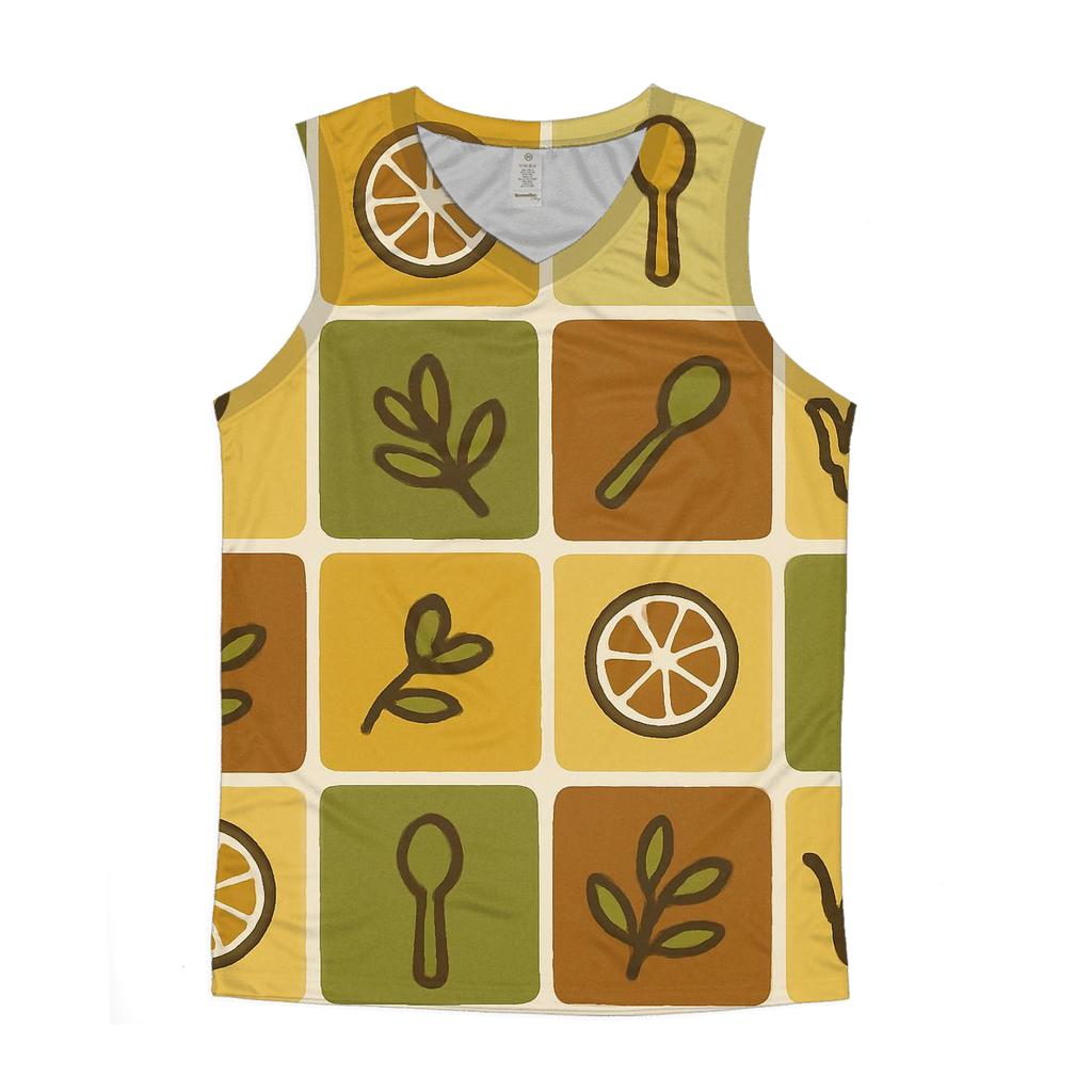 Groovy Avocado Kitchen Tiles designer workout tanks
