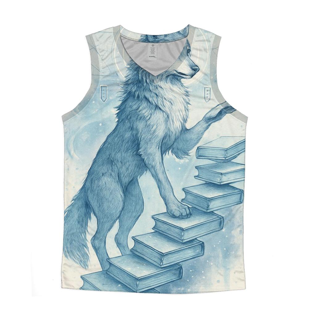Lunar Library Sentinel Wolf custom tank tops