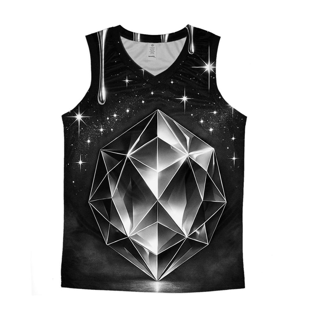 Obsidian Prism Drip Vault trendy fitted tank tops