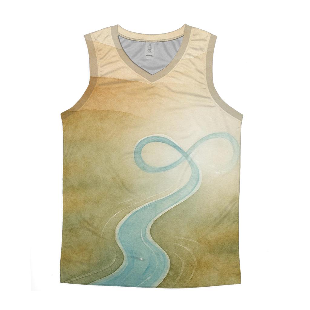 Wellspring Of Gentle Return graphic print tank tops