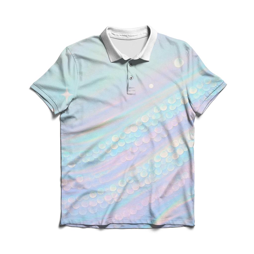 Aurora Sequin Tides casual sports polo shirts