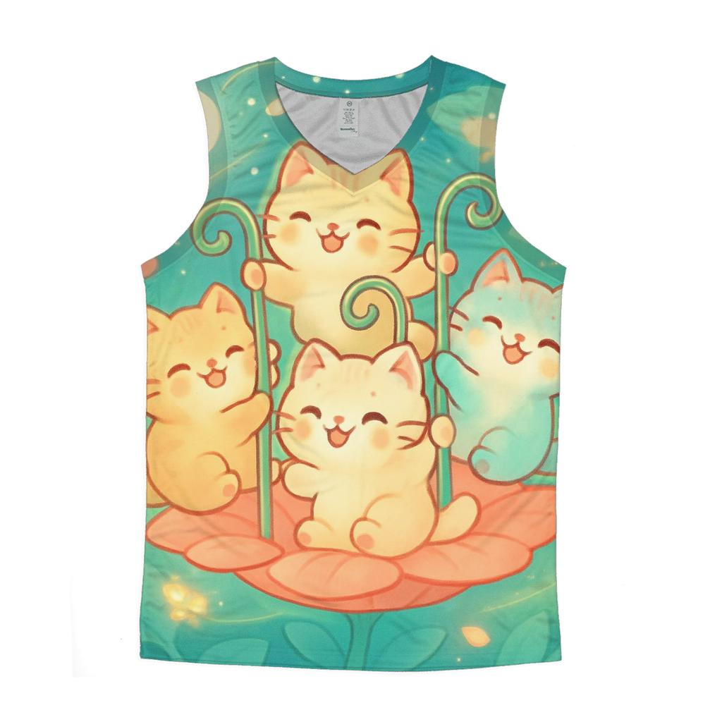 Firefly Garden Carousel Kittens designer workout tanks