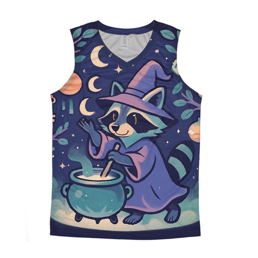 The Orchard Of Misfit Moons graphic print tank tops