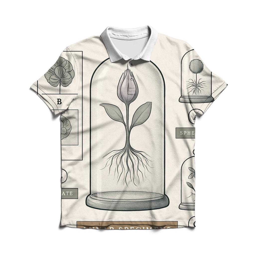 Lunar Botanica Specimen Poster classic pique polos