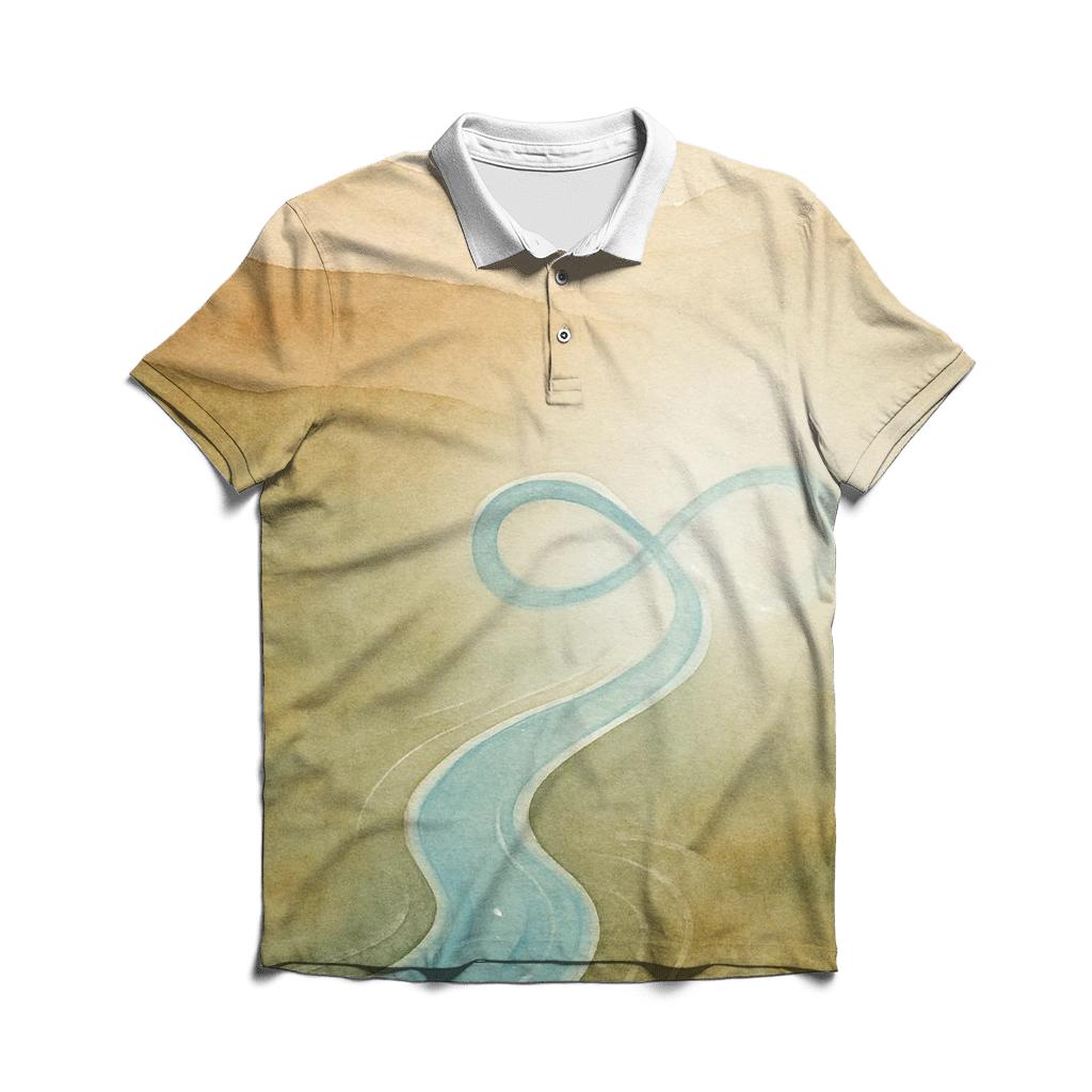 Wellspring Of Gentle Return stylish collar polo tees