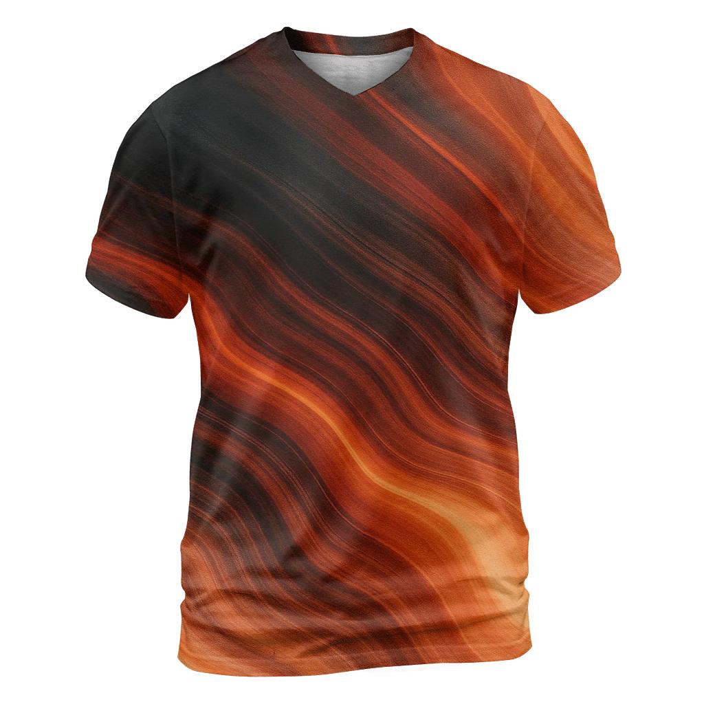 Molten Marble Drift vibrant all-over design tees