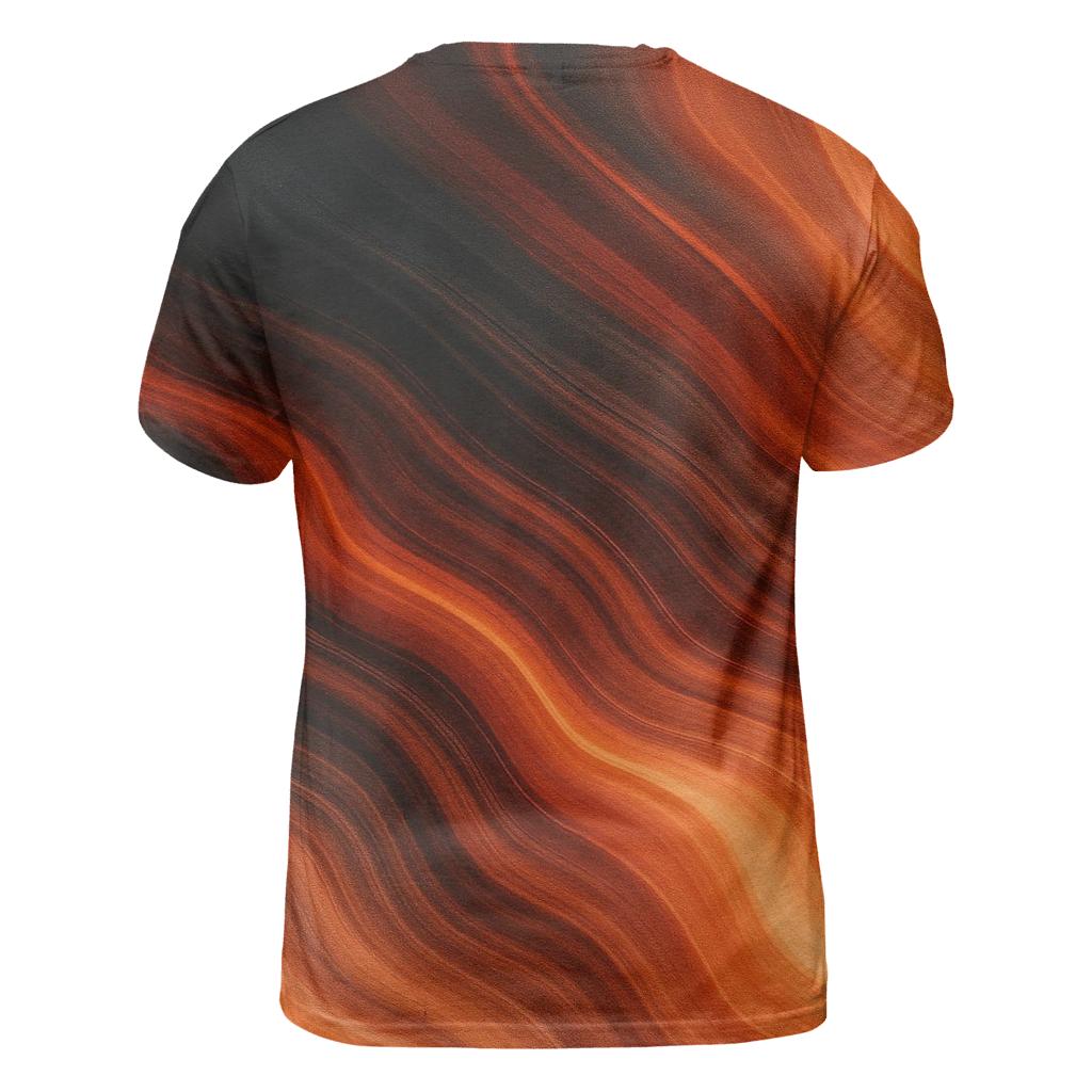 Molten Marble Drift vibrant all-over design tees