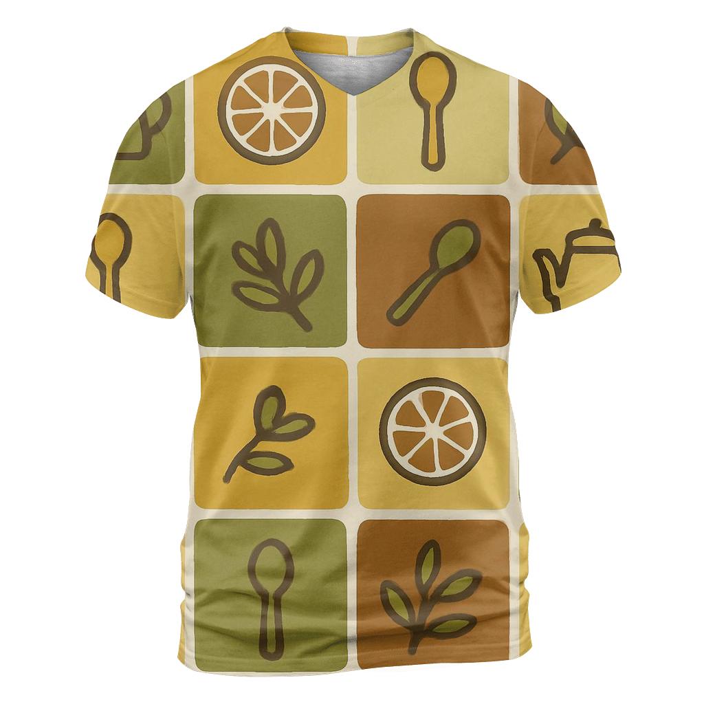 Groovy Avocado Kitchen Tiles designer pattern shirts