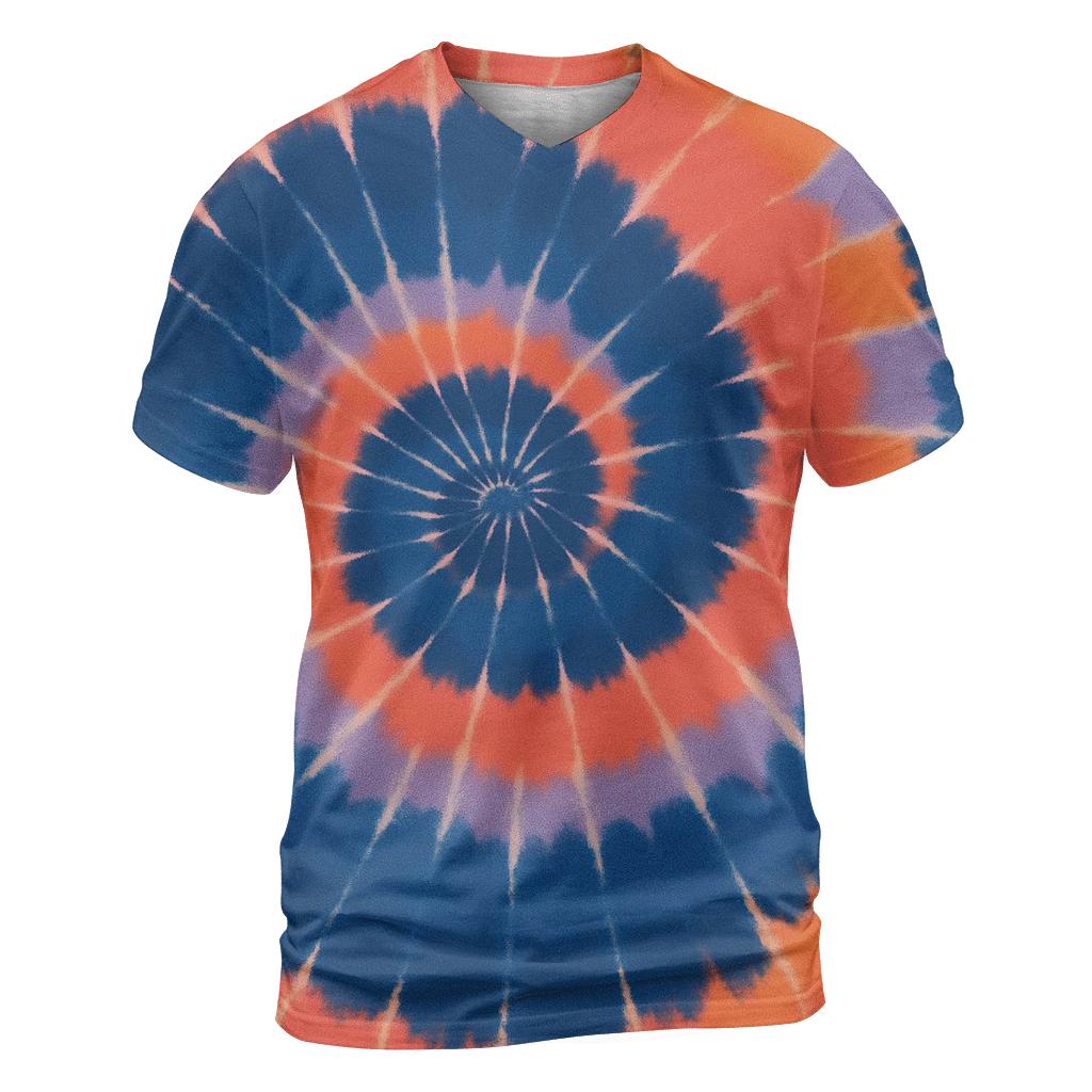 Solar Tide Spiral Over Dye Nebula custom all-over print shirts