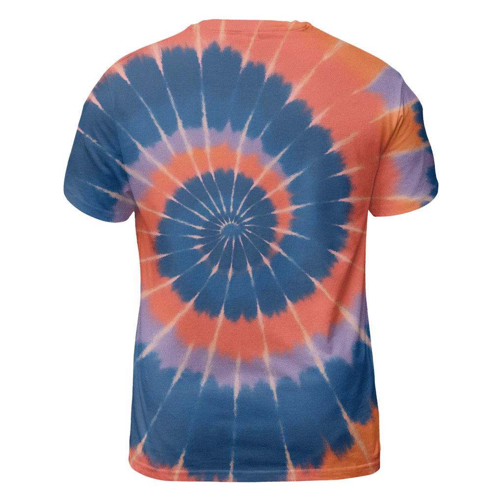 Solar Tide Spiral Over Dye Nebula custom all-over print shirts
