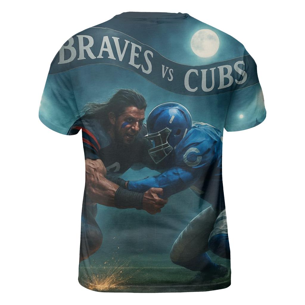 Midnight Gridiron At The Ivy Wall Showdown artistic all-over print tops