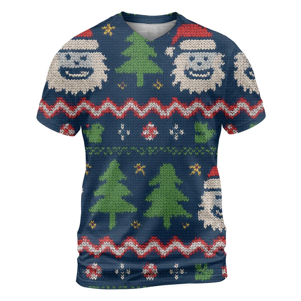 Jolly Yeti Sweater Stripe Riot Design custom all-over print shirts