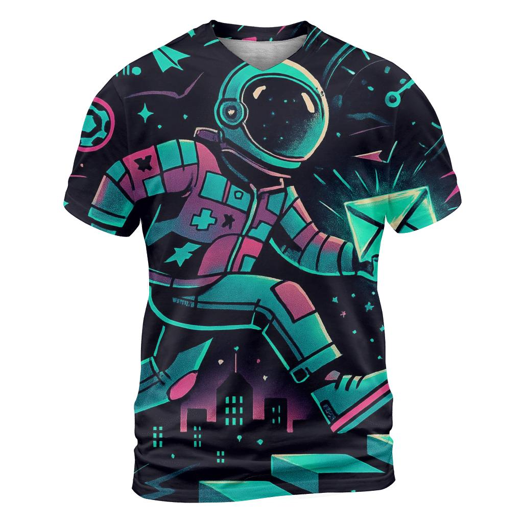 Paradox Postman creative print fashion shirts