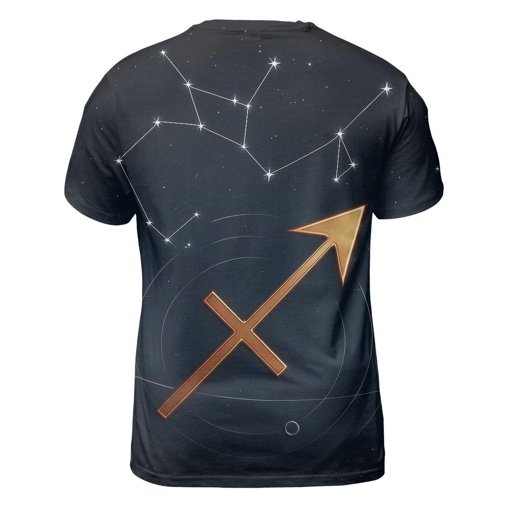 Sagittarius Teapot Asterism Archer Star Map artistic all-over print tops