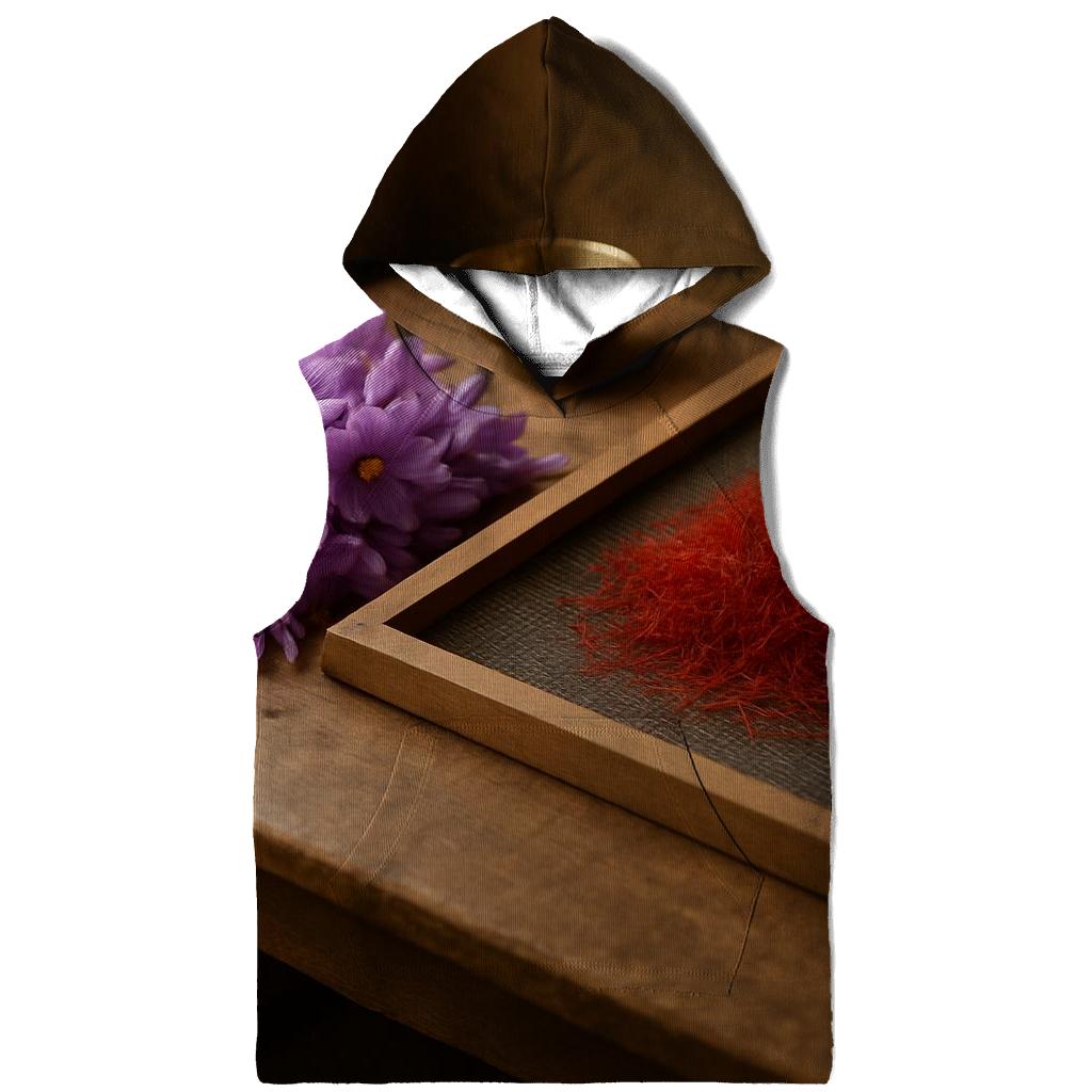 Saffron Crocus Stigmas On A Drying Screen In Kashmir pullover hoodies