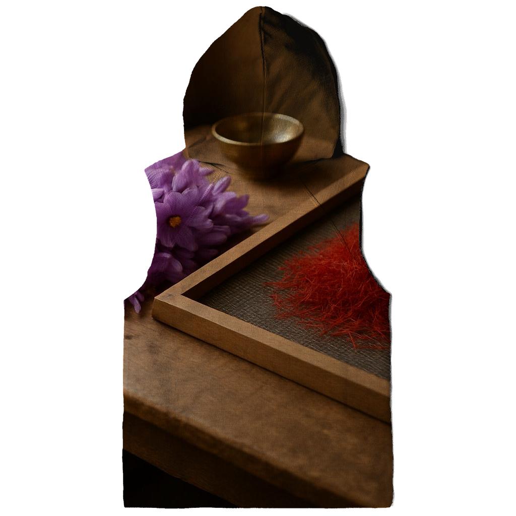 Saffron Crocus Stigmas On A Drying Screen In Kashmir pullover hoodies