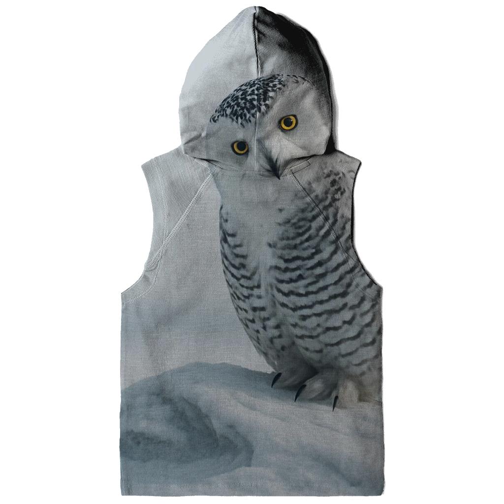 Frostline Listener Snowy Owl pullover hoodies
