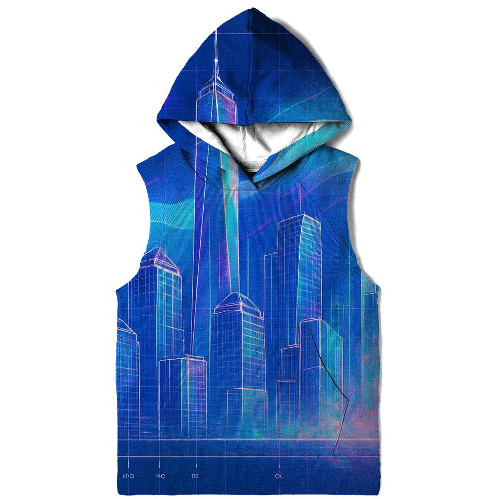 Prismatic City Blueprint Mirage zip-up hoodies