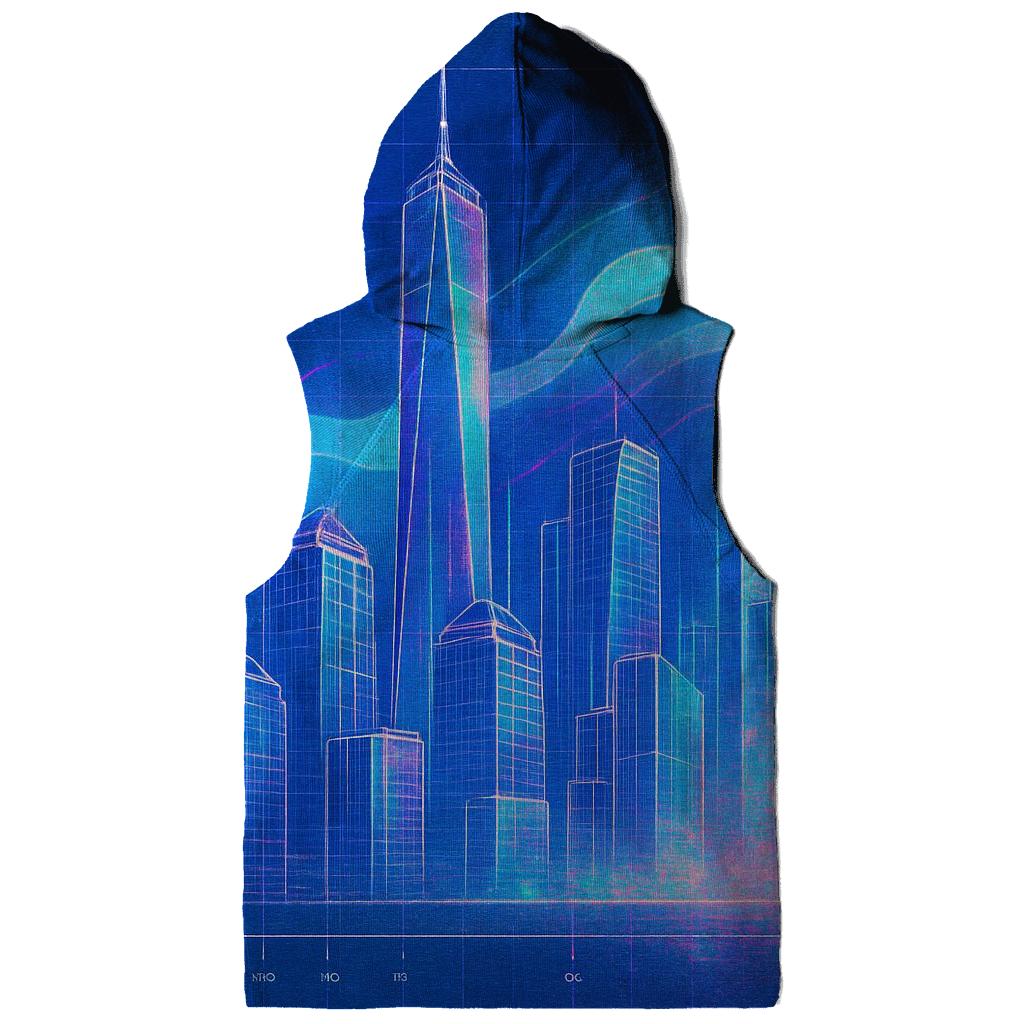 Prismatic City Blueprint Mirage zip-up hoodies