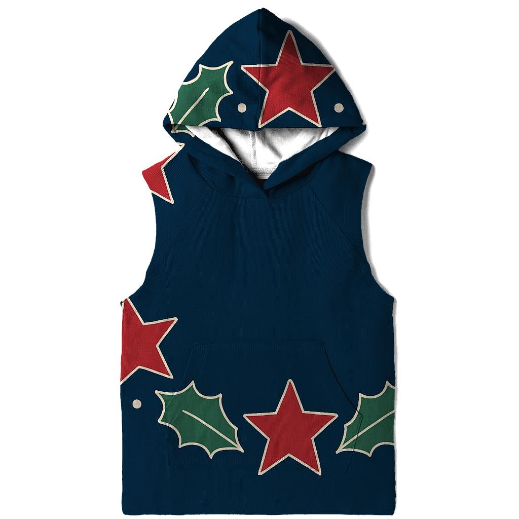 Aurora Star Wreath Of Holly lightweight hoodies