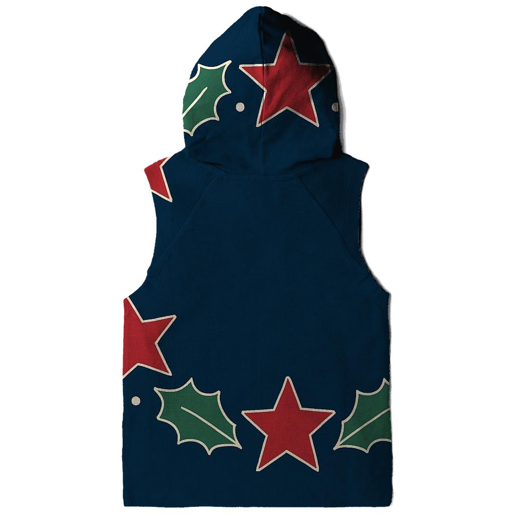 Aurora Star Wreath Of Holly lightweight hoodies