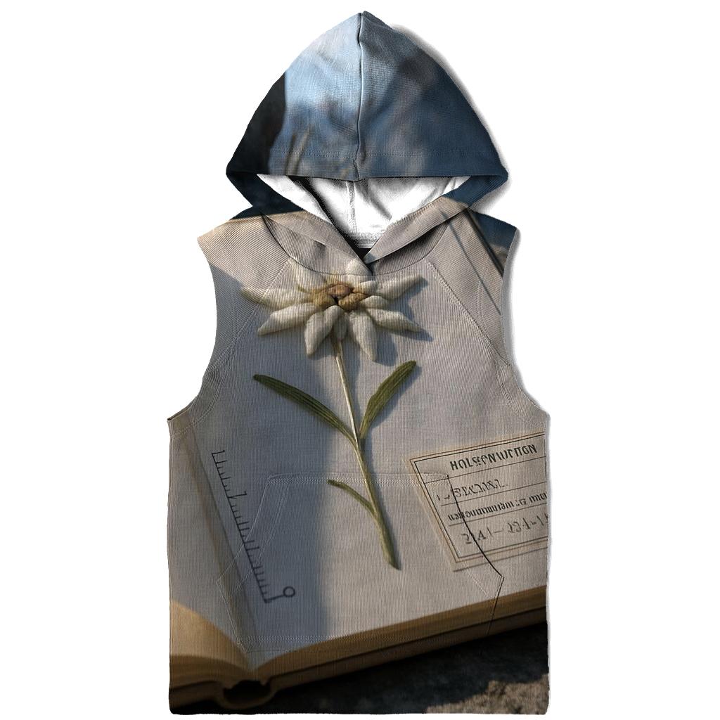 Alpine Edelweiss Pressed In A Field Herbarium Notebook hoodie styles