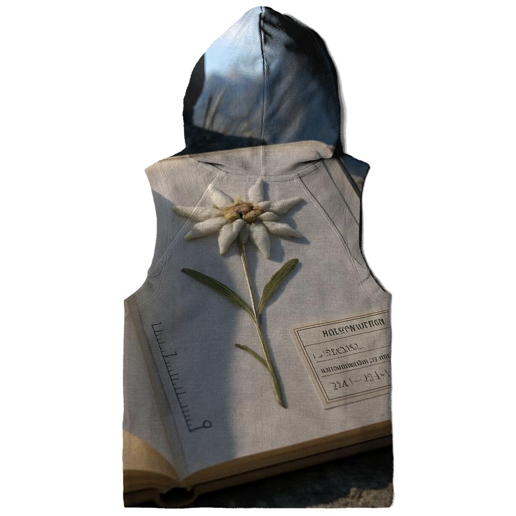 Alpine Edelweiss Pressed In A Field Herbarium Notebook hoodie styles