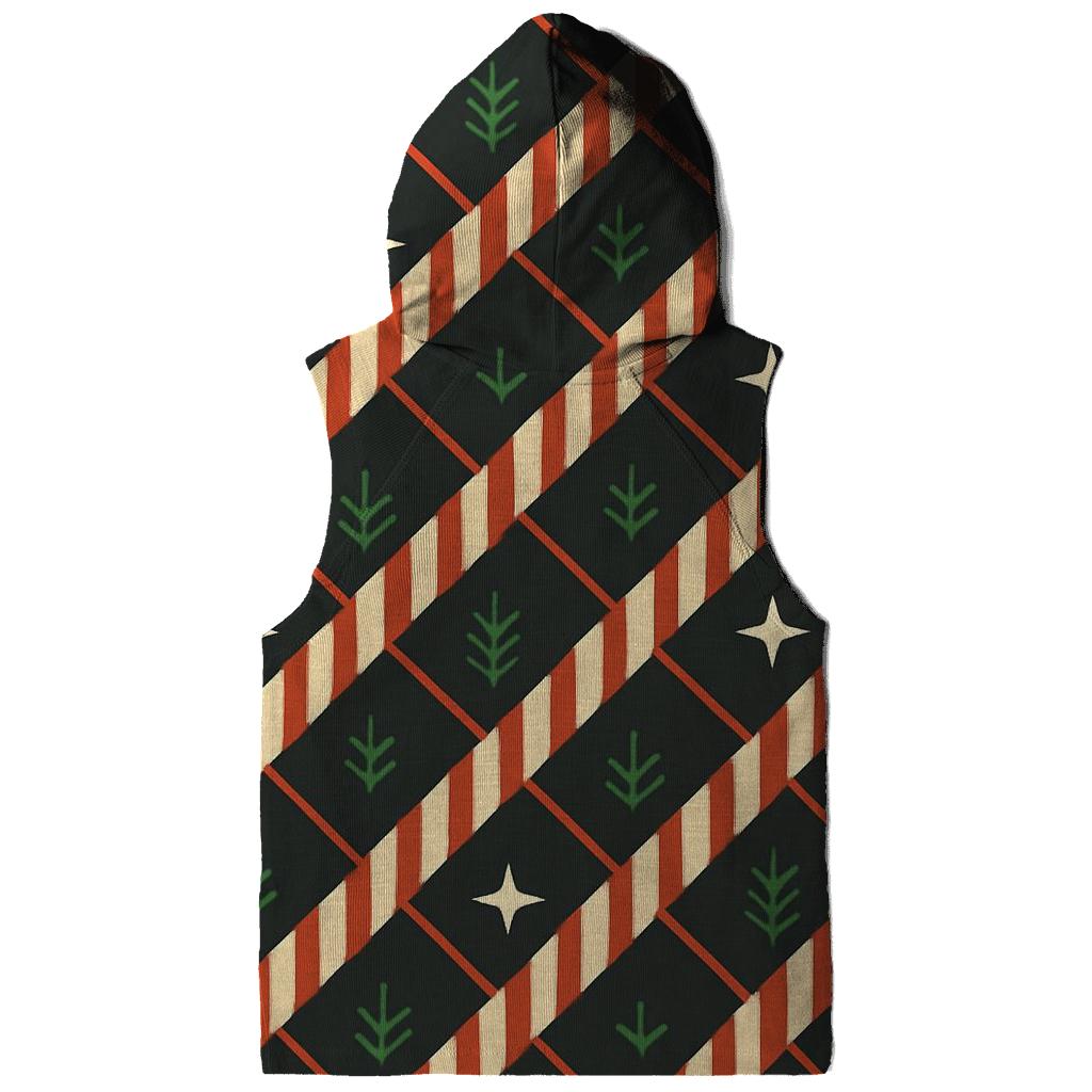 Candy Cane Constellation Lattice pullover hoodies