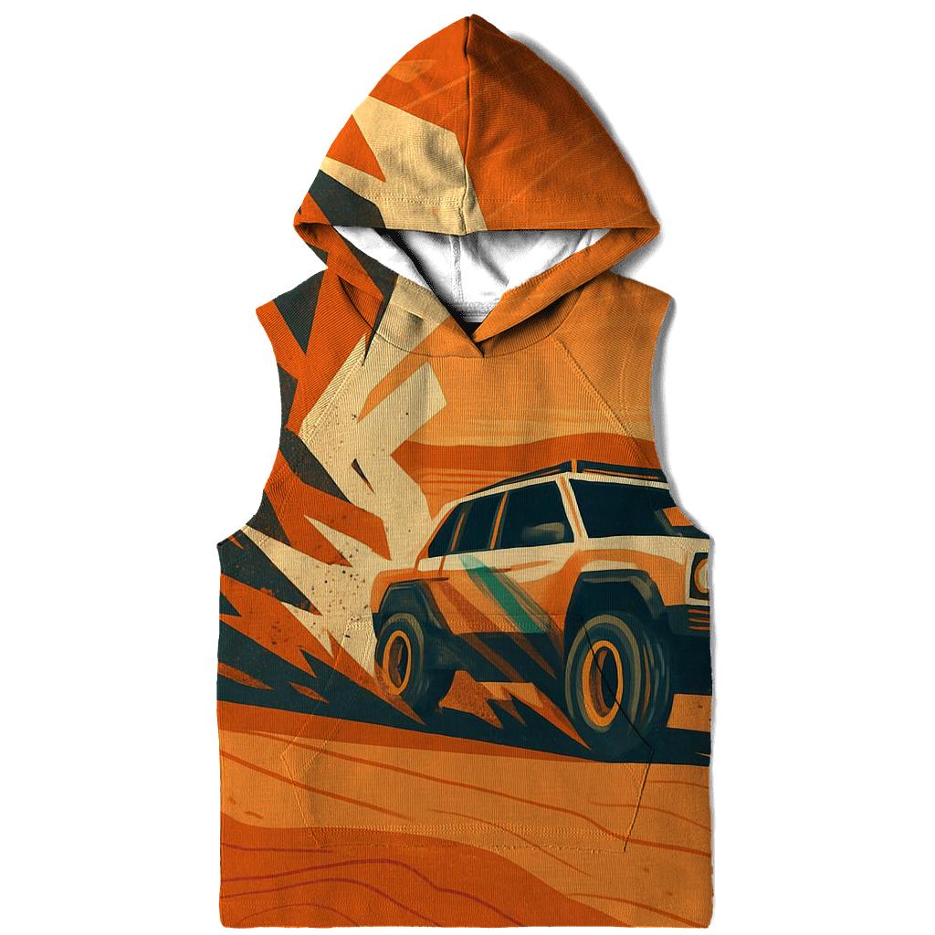 Desert Rally Off Road Dust Geometry hoodies fashion