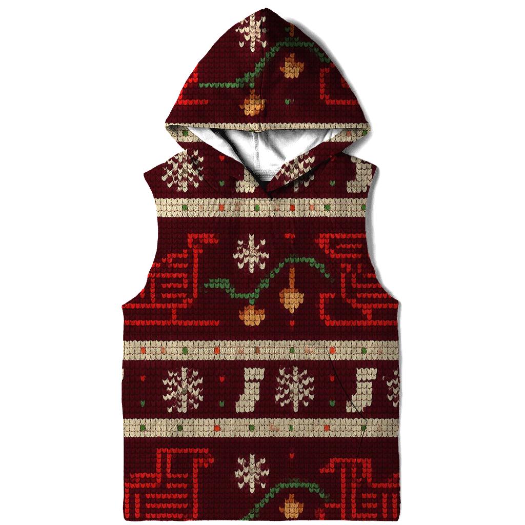 Santa Space Sleigh Circuit Bands Design zip-up hoodies