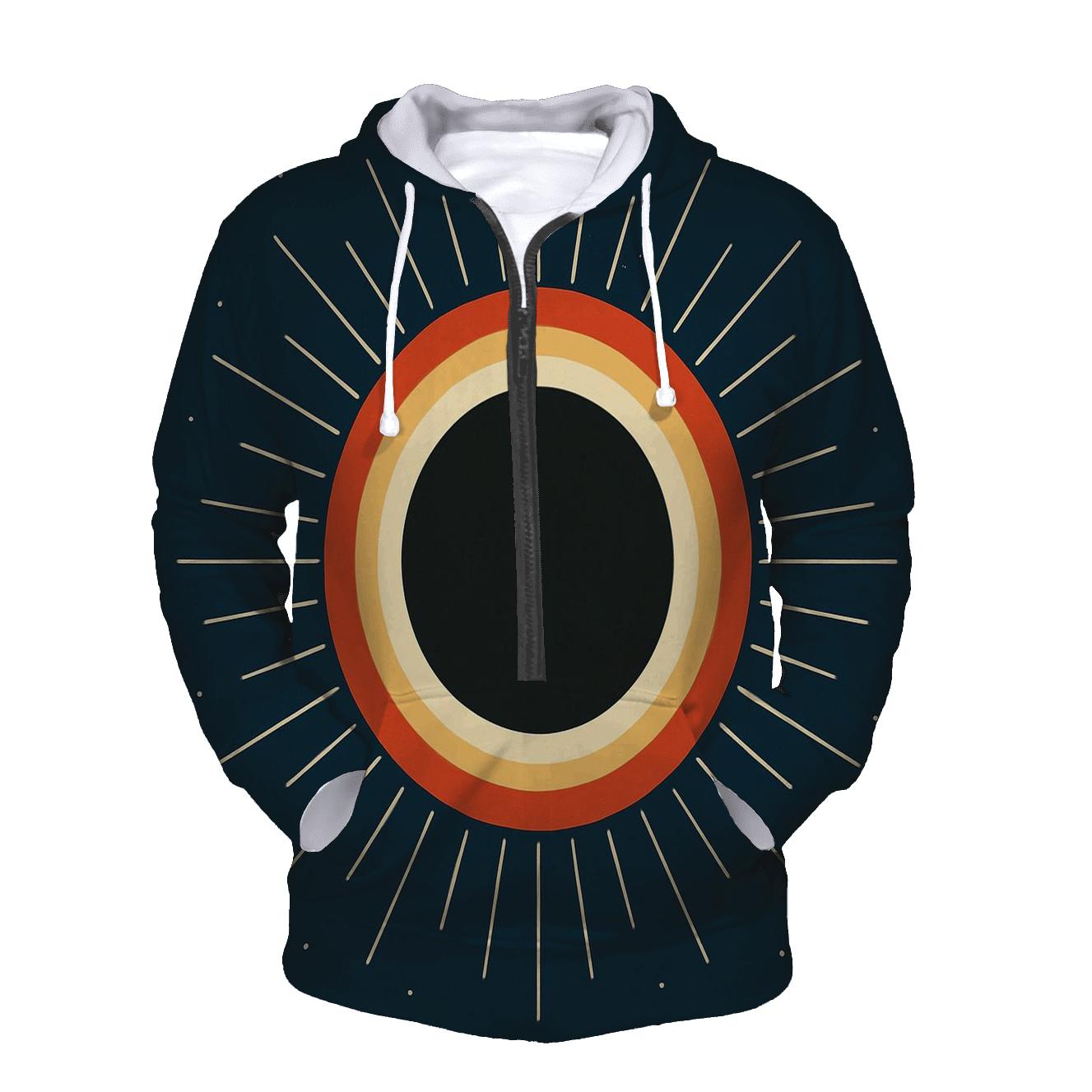 Eclipse Corona Lattice hoodies fashion