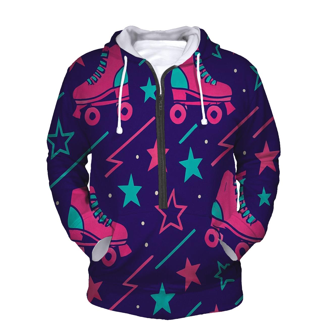 Roller Rink Laser Confetti hoodie designs