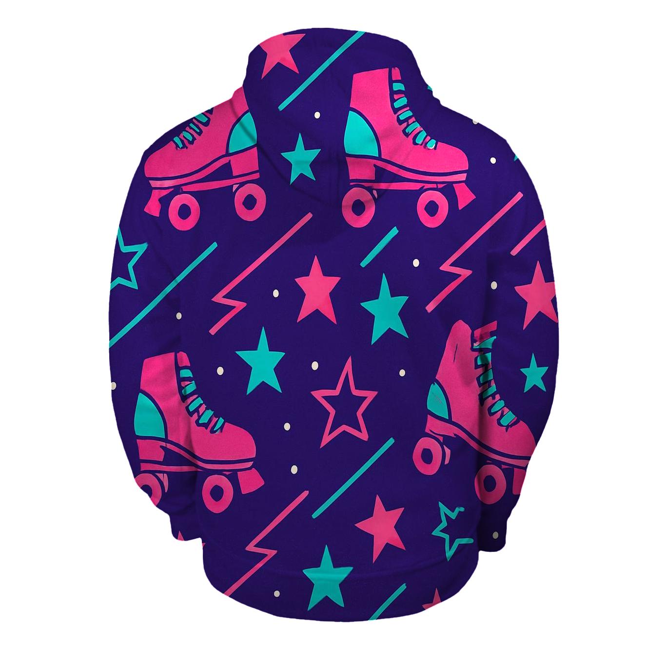 Roller Rink Laser Confetti hoodie designs