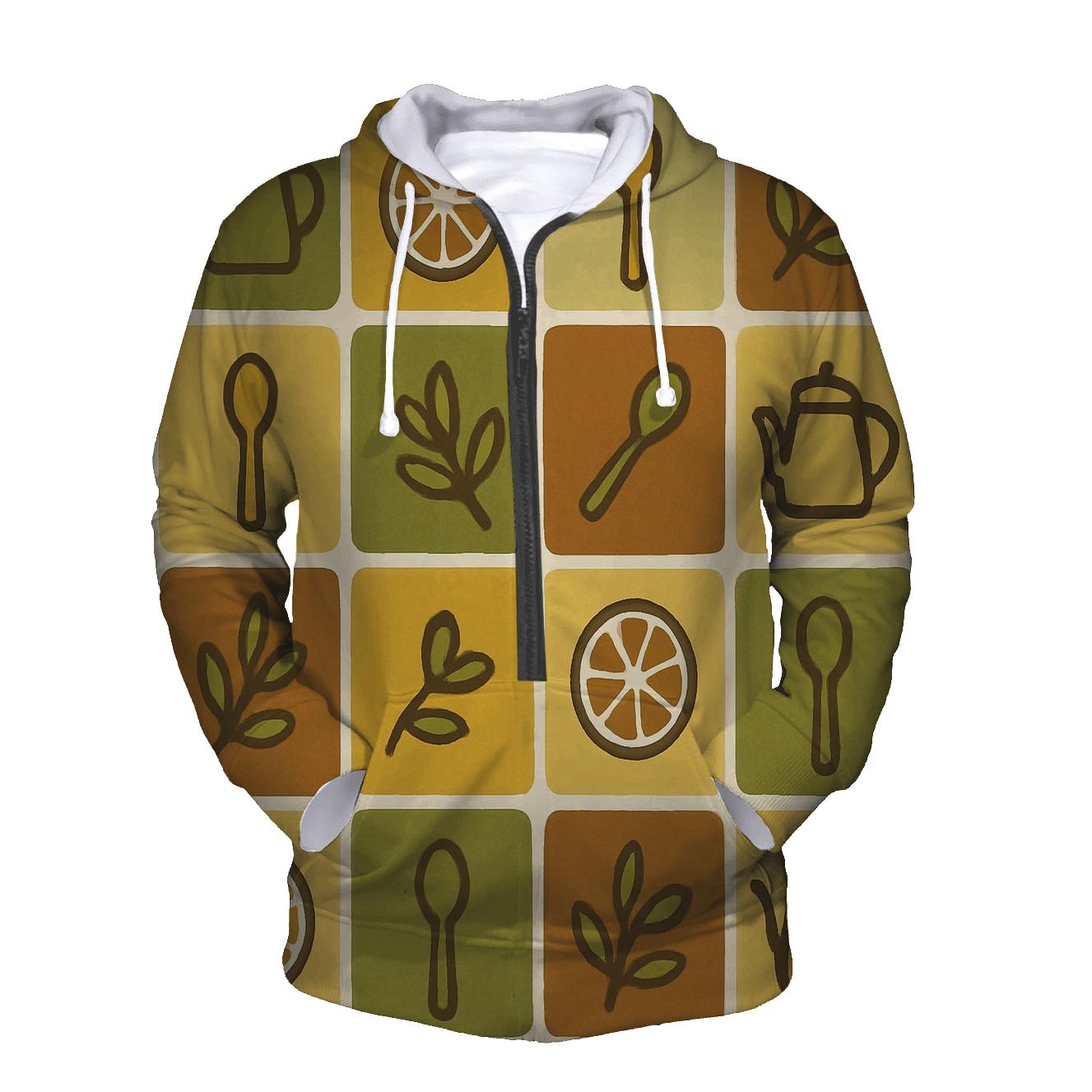 Groovy Avocado Kitchen Tiles lightweight hoodies
