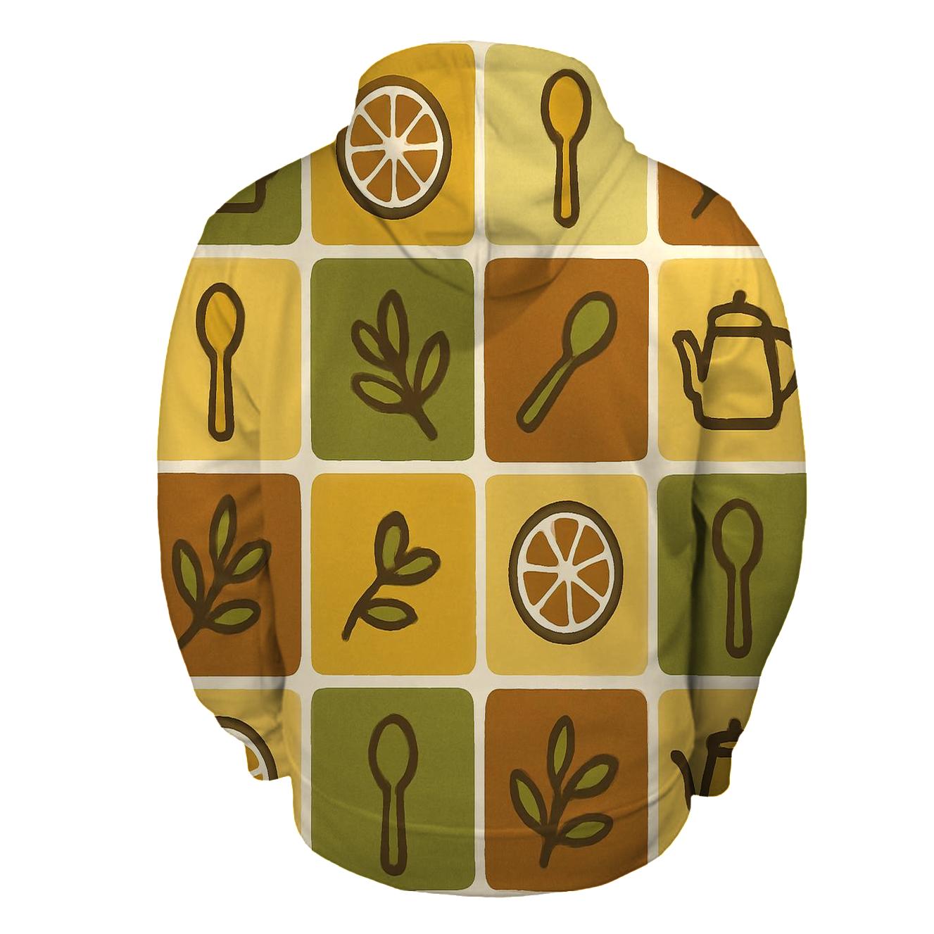 Groovy Avocado Kitchen Tiles lightweight hoodies