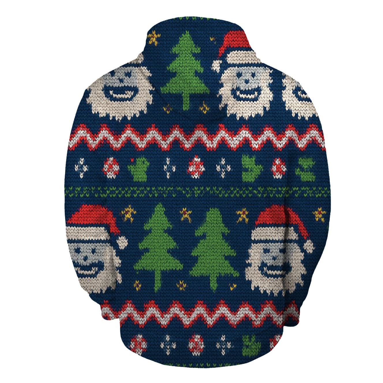 Jolly Yeti Sweater Stripe Riot Design printed hoodies