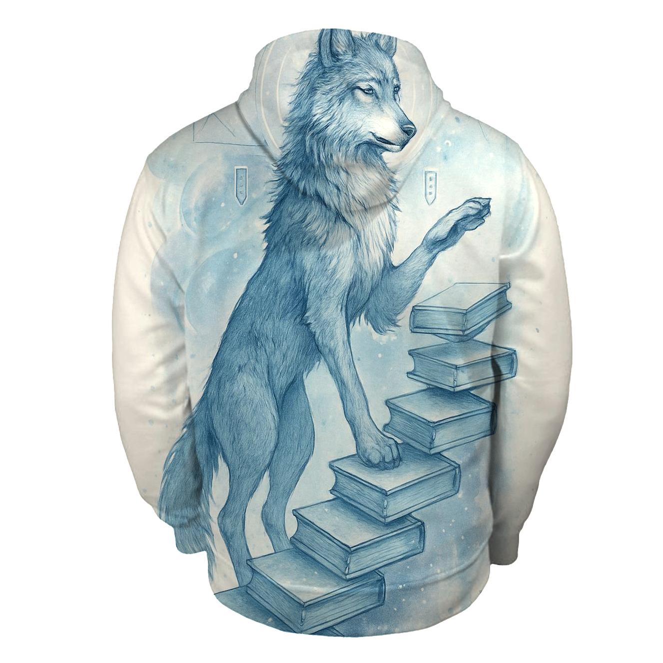 Lunar Library Sentinel Wolf designer hoodies