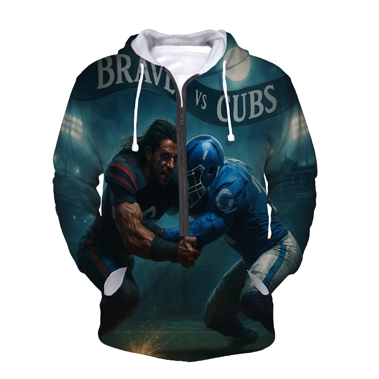 Midnight Gridiron At The Ivy Wall Showdown printed hoodies