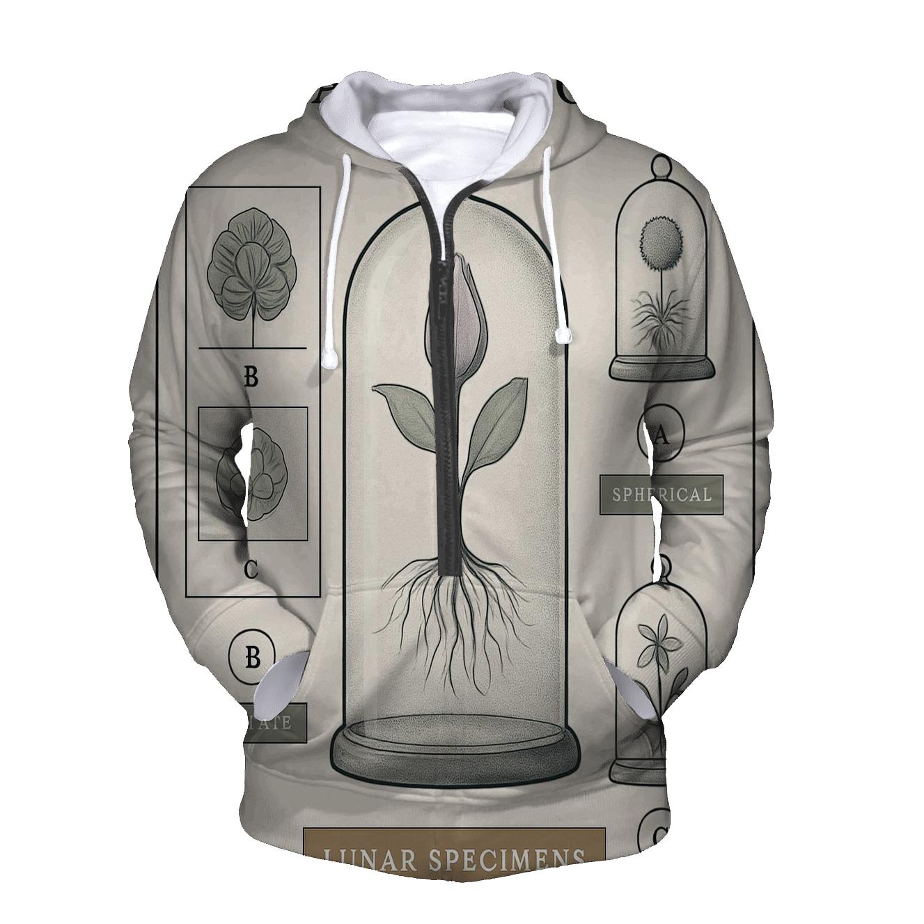 Lunar Botanica Specimen Poster embroidered hoodies