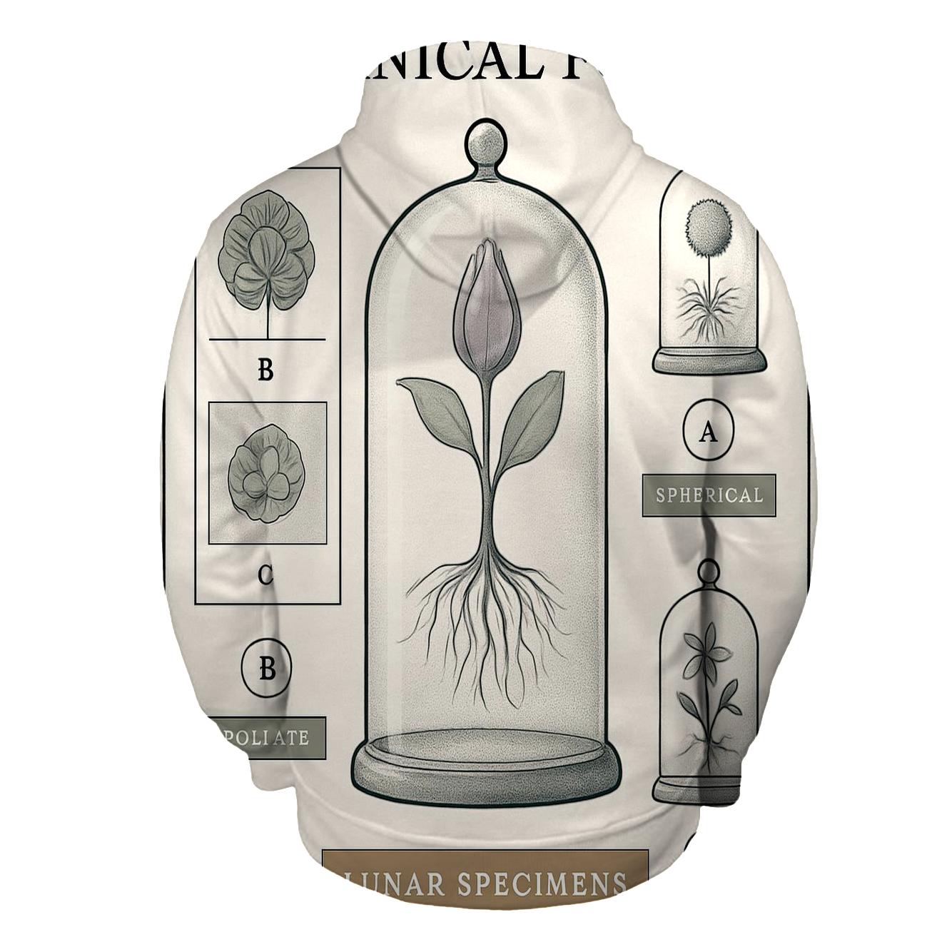 Lunar Botanica Specimen Poster embroidered hoodies