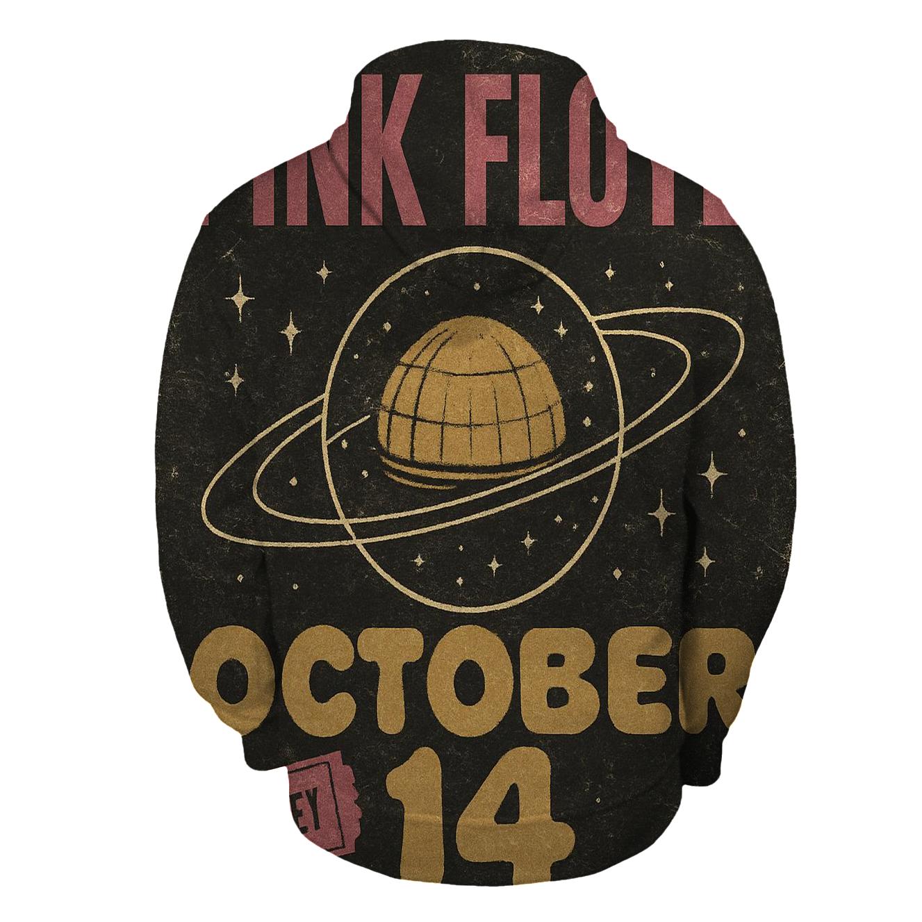 Faded Disco Planetarium Concert Poster hoodie designs