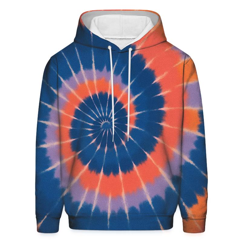 Solar Tide Spiral Over Dye Nebula custom hoodies