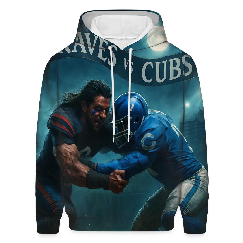 Midnight Gridiron At The Ivy Wall Showdown premium hoodies